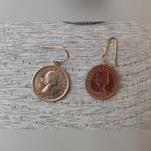 Coin Drop Earrings